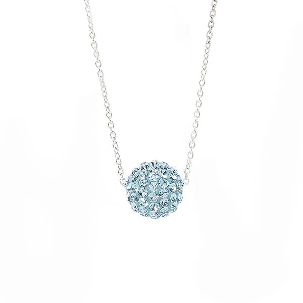 Swarovski march birthstone necklace sales