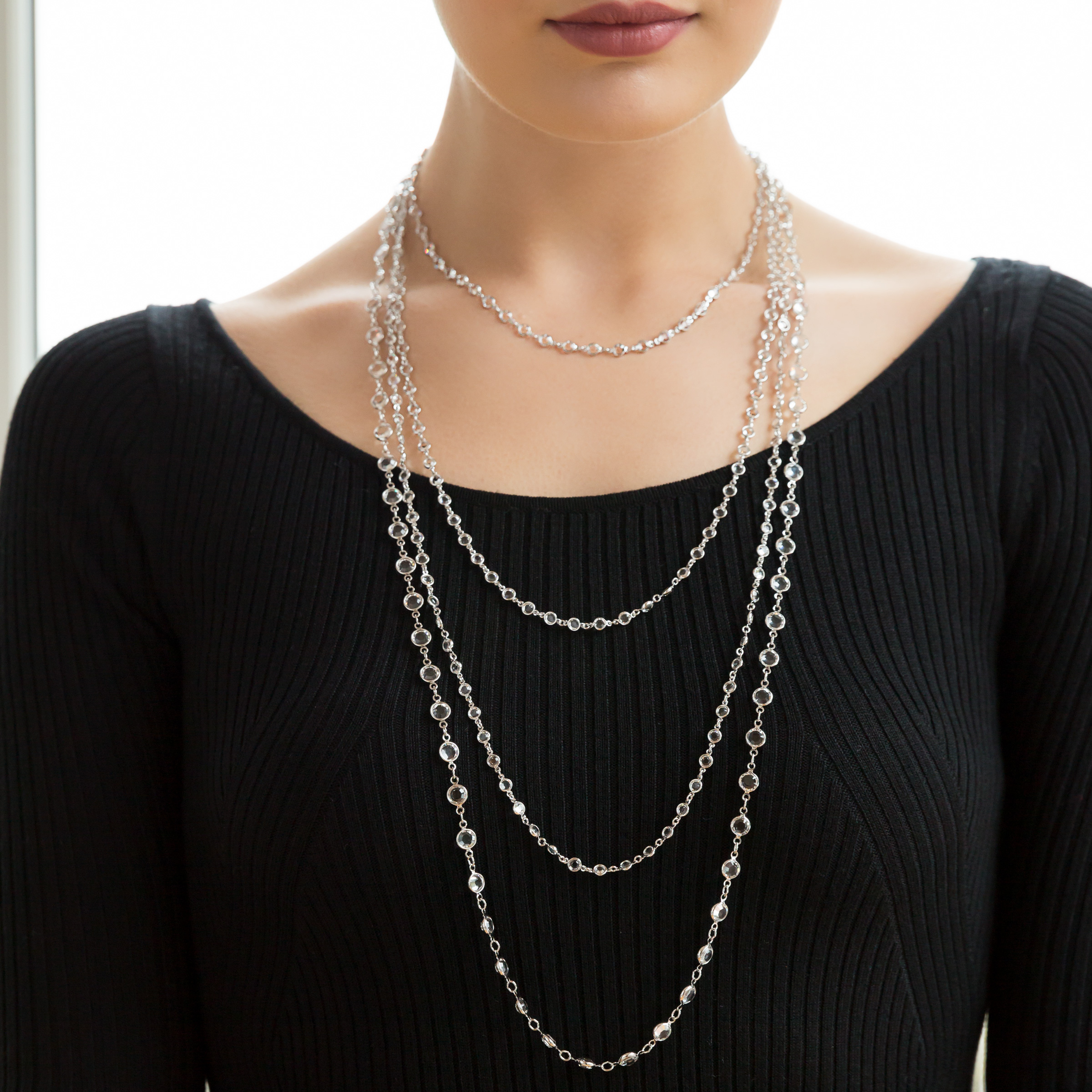 Touchstone crystal outlet chanelle necklace
