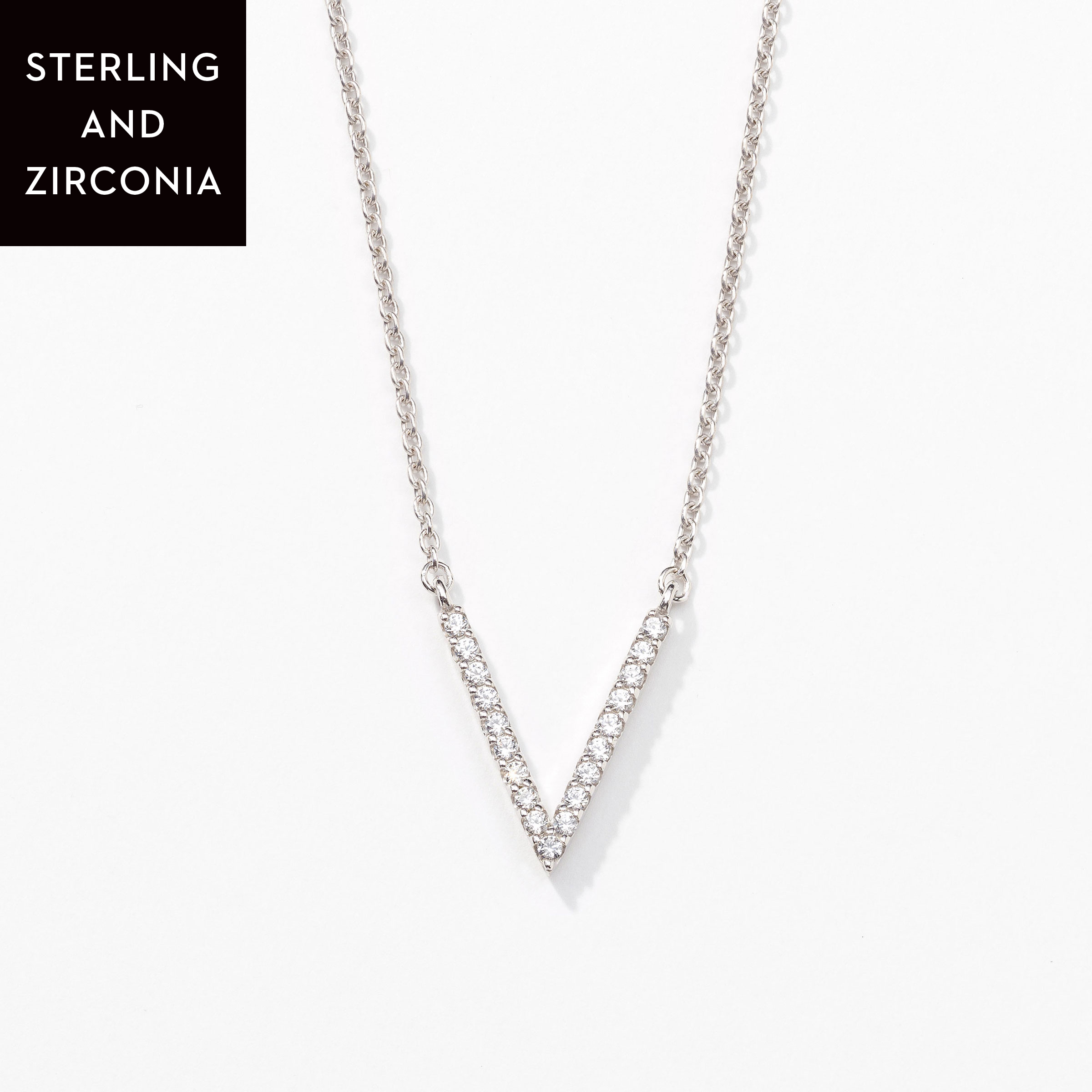 Swarovski v necklace on sale