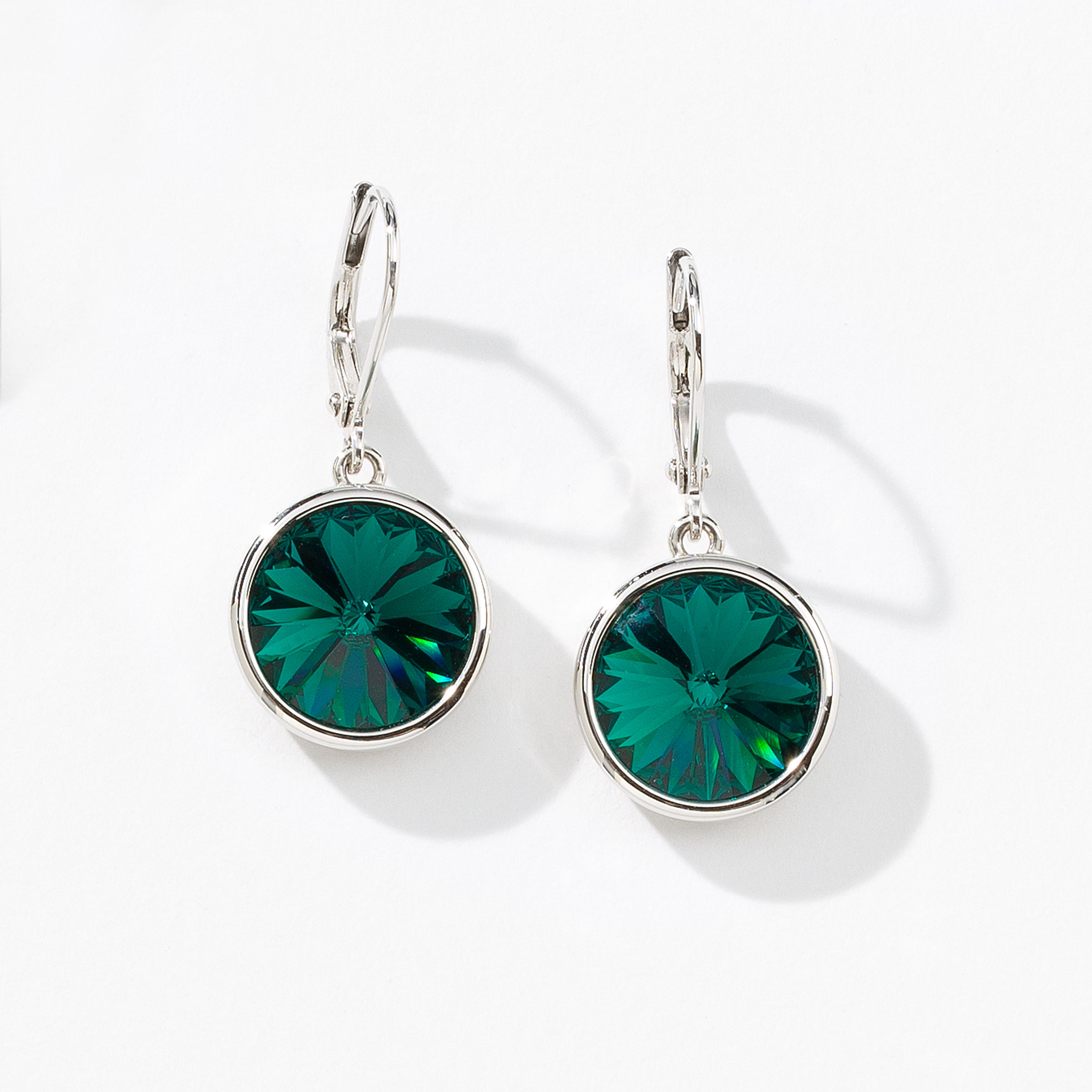 Tondo Teal Crystal Earrings – One Tribe Jewelry