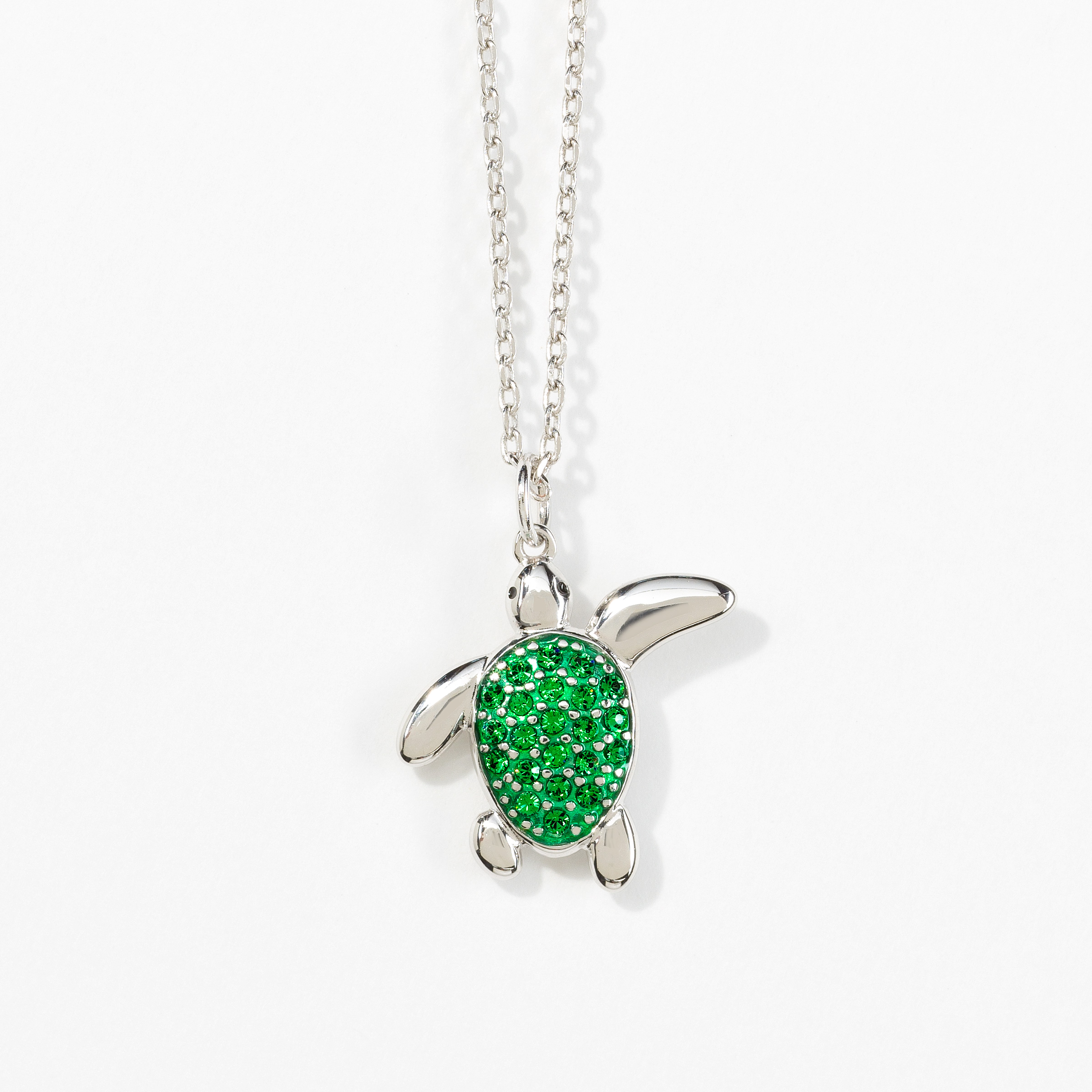 Emerald turtle necklace discount