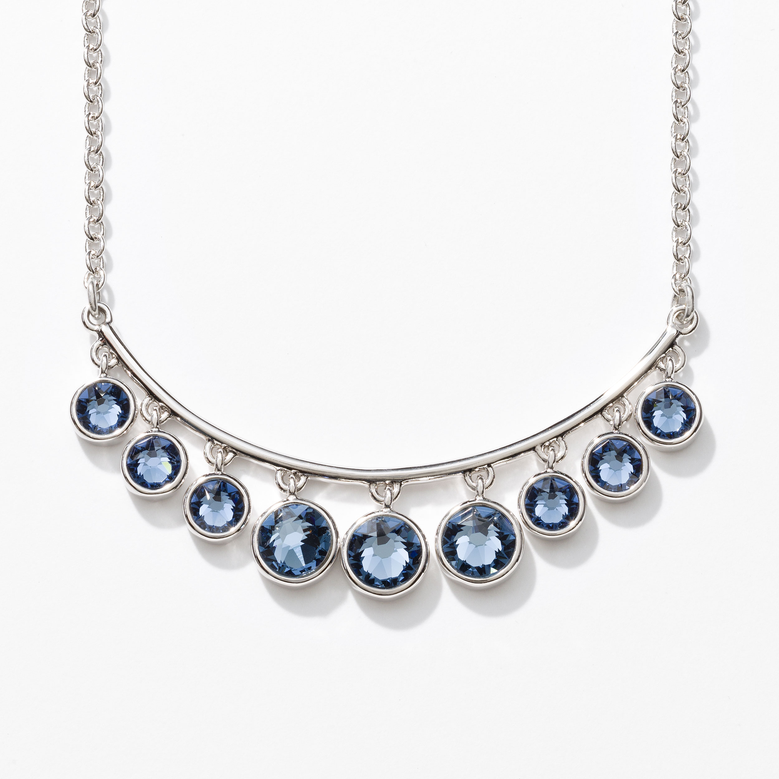 Touchstone crystal outlet basket weave necklace