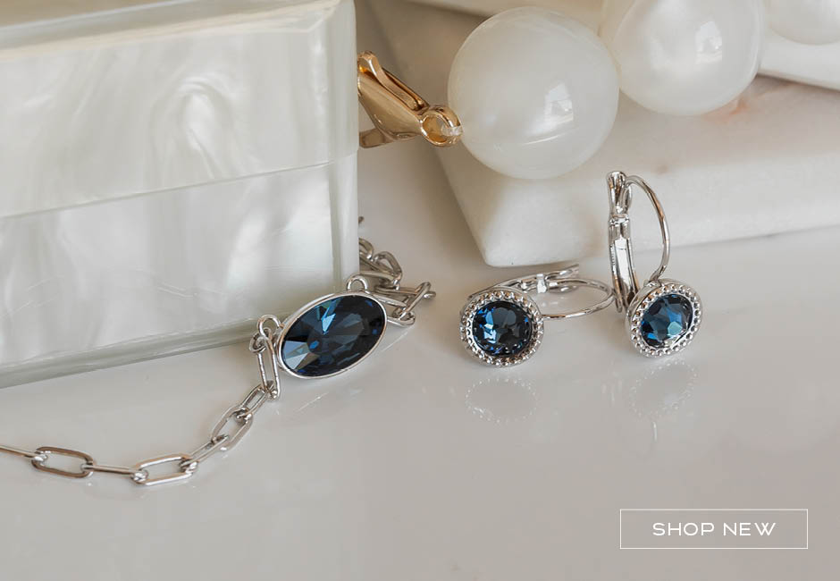 Blue crystal Jewelry