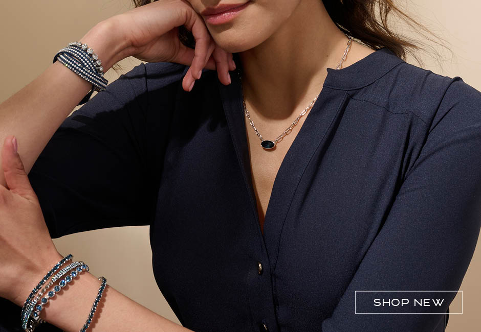 Blue crystal Jewelry