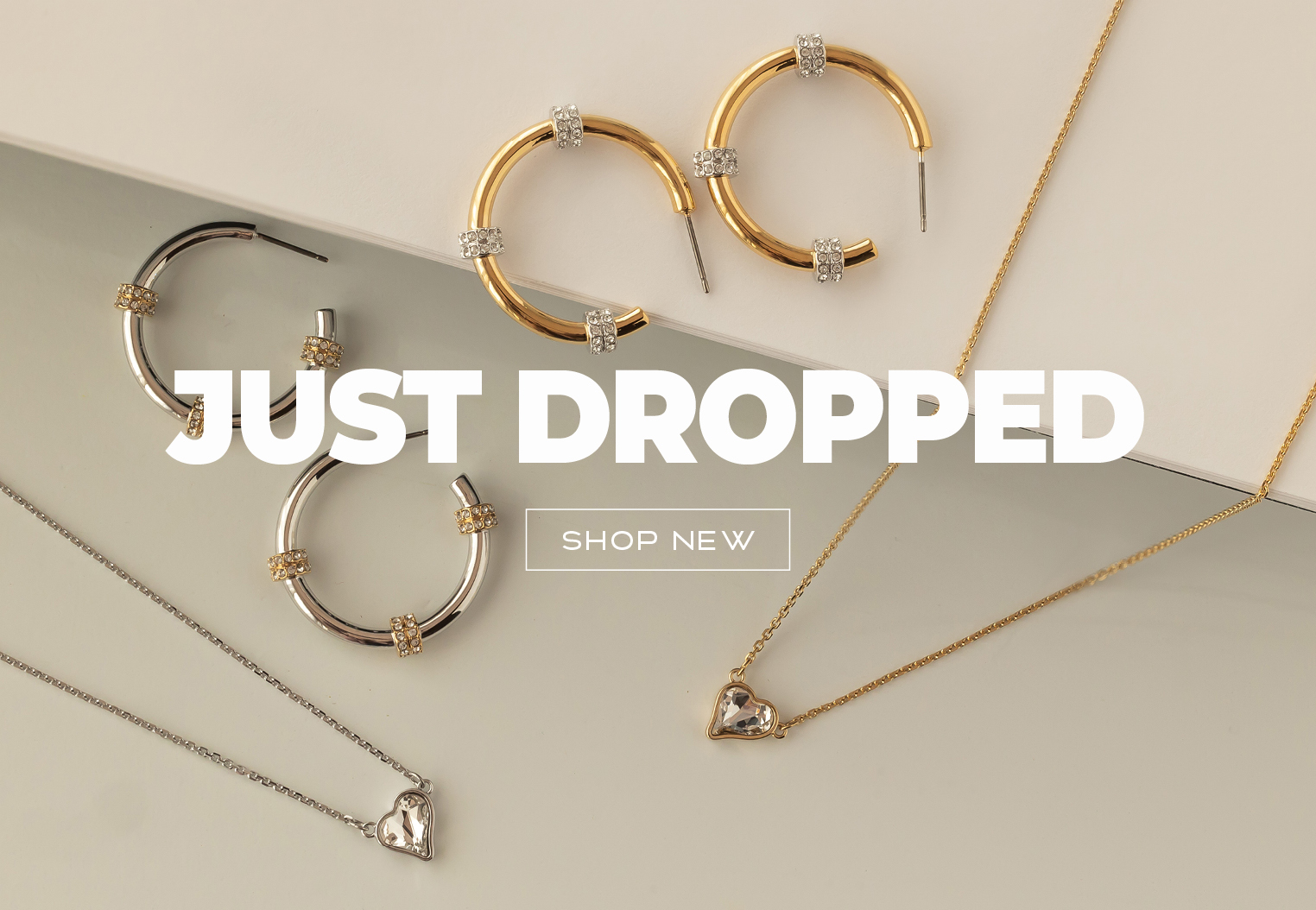 Just dropped Lil Love Heart Necklaces and Mixed Feelings earrings