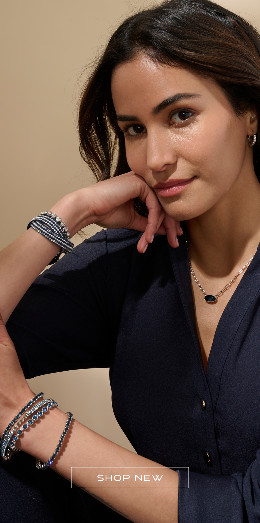 Blue crystal Jewelry