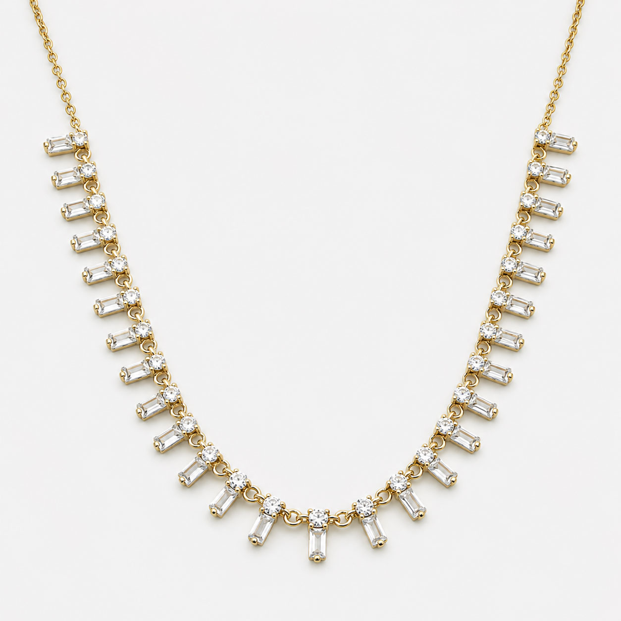 Curbside Necklace, Golden